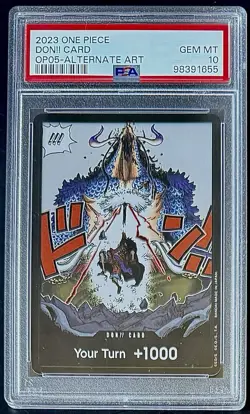 PSA 10 One Piece OP05 Don Card Alt Art - English - Awakening of the New Era - Image 1