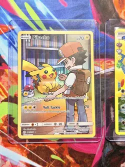 Pikachu Full Art 241/236 + Pikachu RC24 Full Art 2 Card Lot Pokemon Cards - Image 3