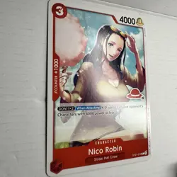 One Piece card, Nico Robin ST21-010 C, Red straw hat logo 25, eiji kaneda - Image 3