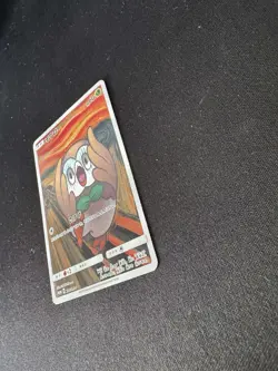Rowlet Munch The Scream 290/SM-P Full Art PROMO Japanese Pokemon Card - Image 5