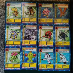 Vintage 1999 Original 1st Edition Digimon Trading Card Game Lot of 20 NM - Image 1