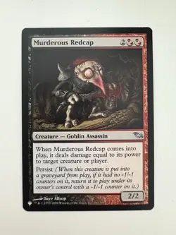 Murderous Redcap MTG Magic the Gathering Card NM Near Mint SHM - Image 1