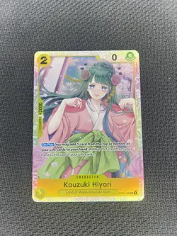 Kouzuki Hyori Super Rare One Piece Card Wings Of The Captain TCG OP06-106 - Image 1
