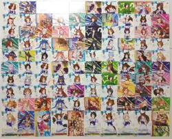 Lot of 100 Japanese Weiss Weiβ Schwarz Uma Musume Pretty Derby Card Set - Image 1