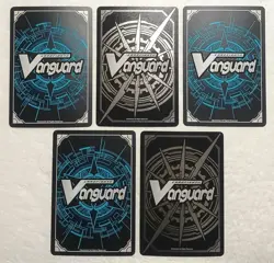 Lot of 5 Japanese Cardfight!! Vanguard RR Card Set - Image 2