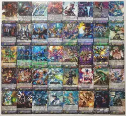Lot of 40 Japanese Cardfight!! Vanguard Rare Card Set - Image 1