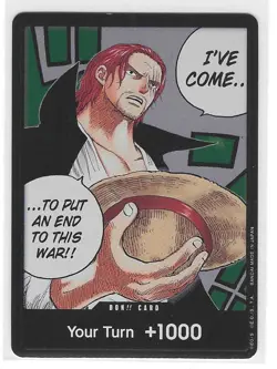 ONE PIECE DON CARD ALT ART FOIL PARAMOUNT WAR - Image 1