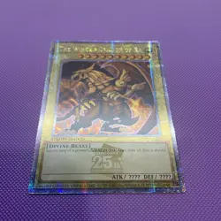 The Winged Dragon of Ra Quarter Century Secret Rare Card LC01-EN003 Yu Gi Oh NM - Image 2