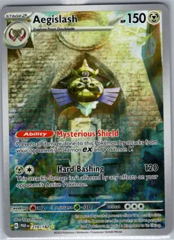 Aegislash 210/182 SV04: Paradox Rift - Pokemon Card - NM - Image 1