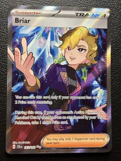 Briar 163/142 Stellar Crown Full Art Holo Trainer Pokemon Card NM - Image 1