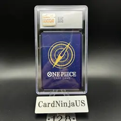 CGC GEM MINT 10 Monkey D Luffy P-043 One Piece Promotion Card Foil 2023 Weekly - Image 2