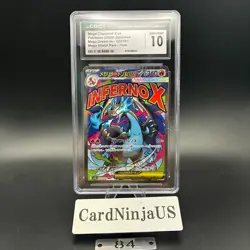 CGC GEM MINT 10 MEGA Charizard X ex MA 223/193 MEGA Dream ex M2a Pokemon Card 84 - Image 1