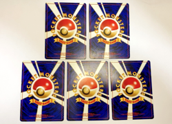 Vintage Japanese Pokemon Cards Lot of 5 Old Back 1996 Nintendo - Image 2