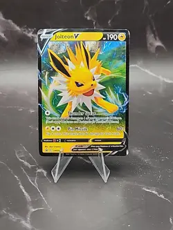 Jolteon V - SWSH151 - Pokemon Sword & Shield Promo Ultra Rare Holo Card - Image 1