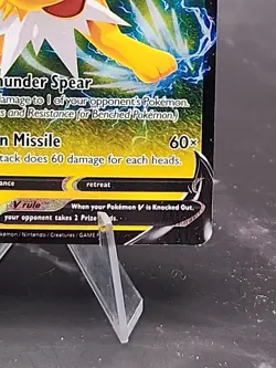 Jolteon V - SWSH151 - Pokemon Sword & Shield Promo Ultra Rare Holo Card - Image 4