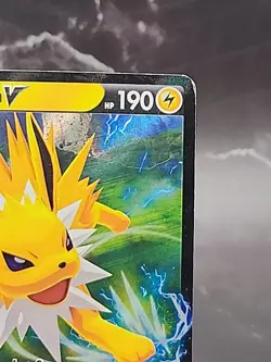 Jolteon V - SWSH151 - Pokemon Sword & Shield Promo Ultra Rare Holo Card - Image 5