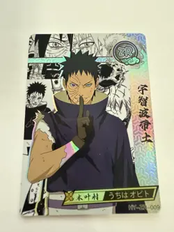 Naruto Kayou ZR Anime Card - Obito HY-ZR-009- Holo Foil 1mm Thick Anime - Image 1