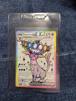 Espeon ex 175 SVP Black Star Promo Prismatic Evolutions Pokemon Card - Image 1