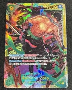 Roronoa Zoro OP06-118 SEC - One Piece TCG - English Card Near-Mint Secret Rare - Image 1