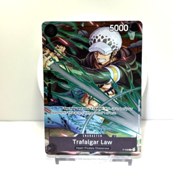 ONE PIECE ENGLISH CARD HOLO GAME CARTE Trafalgar Law P-038 Event Pack TCG - Image 1