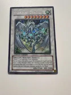 Stardust Dragon CT05-EN001 Secret Rare Limited Edition Yugioh Card - LP - Image 1