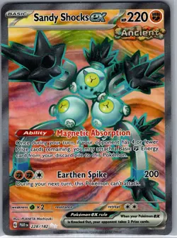 Sandy Shocks ex 228/182 SV04: Paradox Rift - Pokemon Card - NM - Image 1