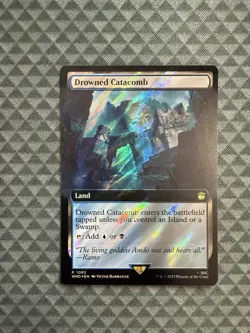 MTG Drowned Catacomb #1083 Surge Foil Extended Art Rare UB: Doctor Who (WHO) - Image 1