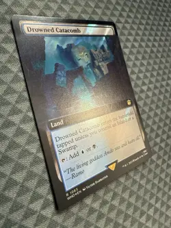 MTG Drowned Catacomb #1083 Surge Foil Extended Art Rare UB: Doctor Who (WHO) - Image 2