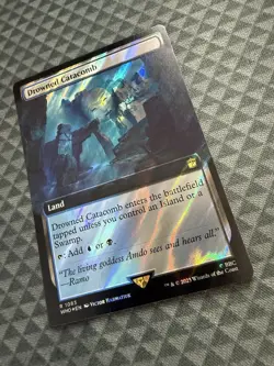 MTG Drowned Catacomb #1083 Surge Foil Extended Art Rare UB: Doctor Who (WHO) - Image 3