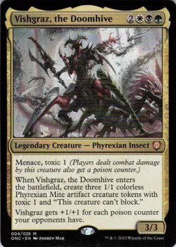 MTG Vishgraz, the Doomhive (4) | NM | Commander: Phyrexia: All Will Be One {ONC} - Image 1