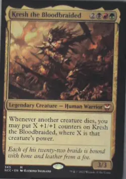 Kresh the Bloodbraided - Commander: Streets of New Capenna: #345 Nm C278 - Image 1