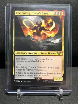 The Balrog, Durin's Bane - Magic MTG 2023 Lord of the Rings NM - Image 1