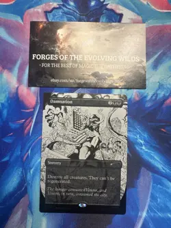 Damnation 2019 Foil Marvel's Spider-Man: Venom Unleashed (Inks) Secret Lair - Image 1