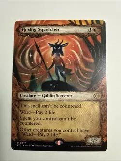 Hexing Squelcher SHOWCASE (Rare 317) Magic: The Gathering, Lorwyn Eclipsed MTG - Image 1