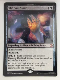 The Soul Stone - MM0066 Marvel Spider-Man Magic the Gathering Non-foil - Image 1
