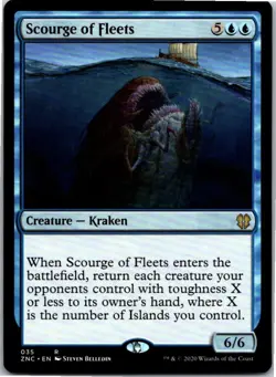 Magic the Gathering Scourge of Fleets Zendikar Rising Commander MTG Free Ship! - Image 1