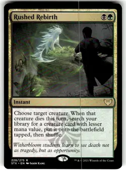 Rushed Rebirth Strixhaven: School of Mages Regular MTG NM - Image 1