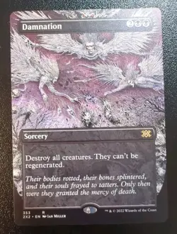 Borderless Damnation - Double Masters 2022, 353 - Near Mint - Image 1