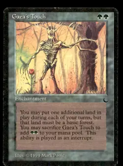 Gaea's Touch LP Light Play The Dark MTG [6687] - Image 1