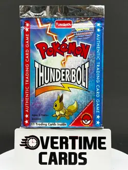 2003 Pokemon Funskool Thunderbolt Sealed Pack - Eevee Pack Art - Image 1