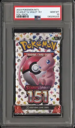 PSA 10 Gem Mint Pokemon Scarlet & Violet 151 Sealed Foil Booster Pack English - Image 1