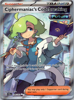 Ciphermaniac's Codebreaking 198/162 Pokemon Temporal Force NM - Image 1