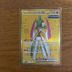 Pokemon TCG Iron Valiant EX 261/182 Hyper Rare Holo - SP52 - Image 1