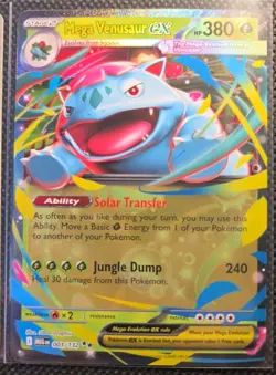 Mega Venusaur ex 003/132 Pokemon Mega Evolution Player Set Bulbasaur Ivysaur NM - Image 2