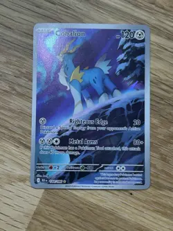 Pokemon TCG Cobalion Illustration Black Bolt 144/086 English Edition - Image 1