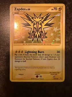 ✨Pokemon TCG Zapdos ⚡ 150/147⭐ Platinum Supreme Victors Holo Secret Rare LP/NM - Image 1