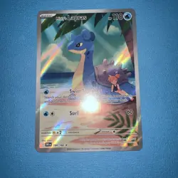 Pokemon TCG Misty's Lapras Destined Rivals 194/182 Illustration Rare - Image 1