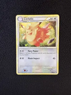 Clefable 1/95 Pokemon HGSS Call Of Legends Holo Rare - Image 1