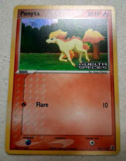 Pokemon PONYTA Ex Delta Species Foil Holo 2005 78/113 NM Fast Ship - Image 1