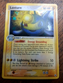 Pokemon Lanturn 38/101 EX Hidden Legends Reverse Holo NMint Fast Ship - Image 1
